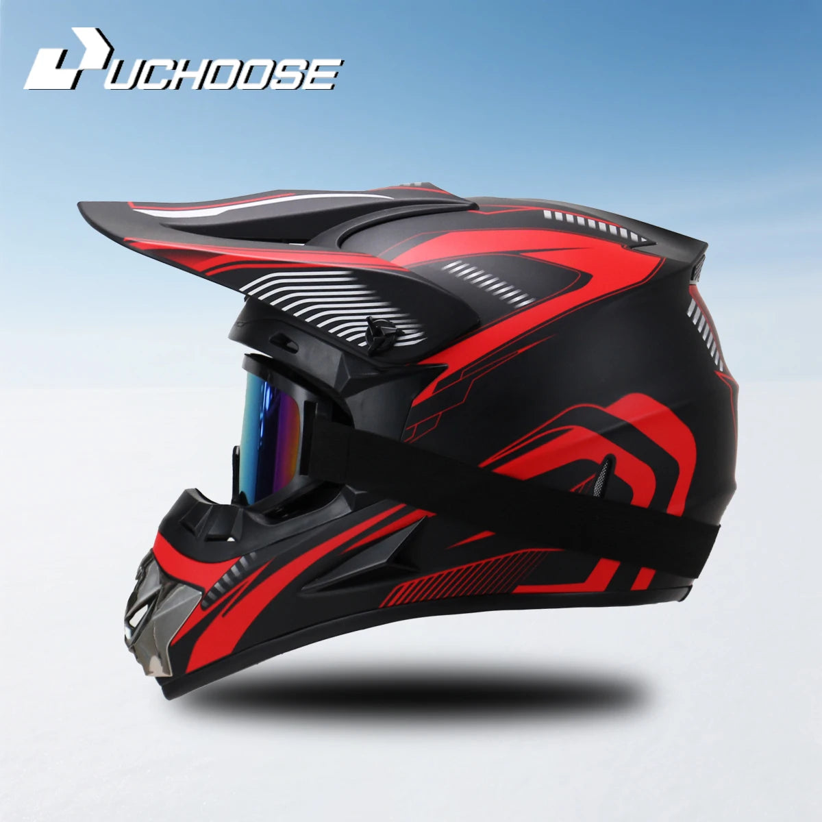 Casque Moto Tout-Terrain Cross DOT 2023 — Professionnel Course Motocross