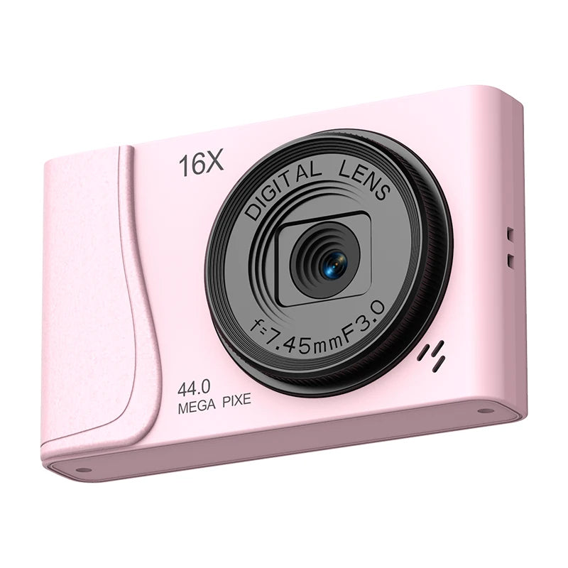 Cámara digital 4K, videocámara de 24 MP, zoom de 16x, cámaras compactas, enfoque automático para niños, adultos, principiantes, fotografía