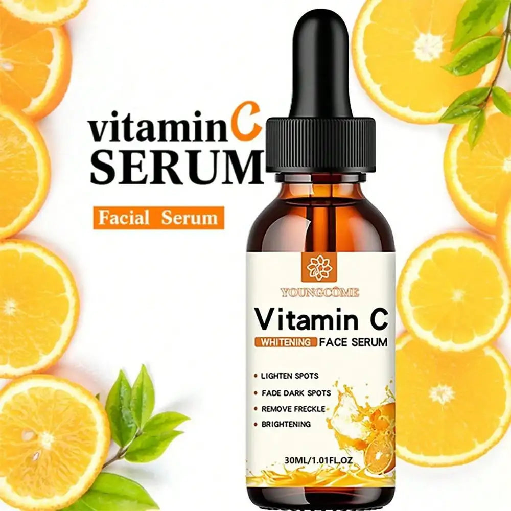 Essence Vitamine C & Acide Hyaluronique — Anti-Âge, Hydratante & Éclaircissante 30ml