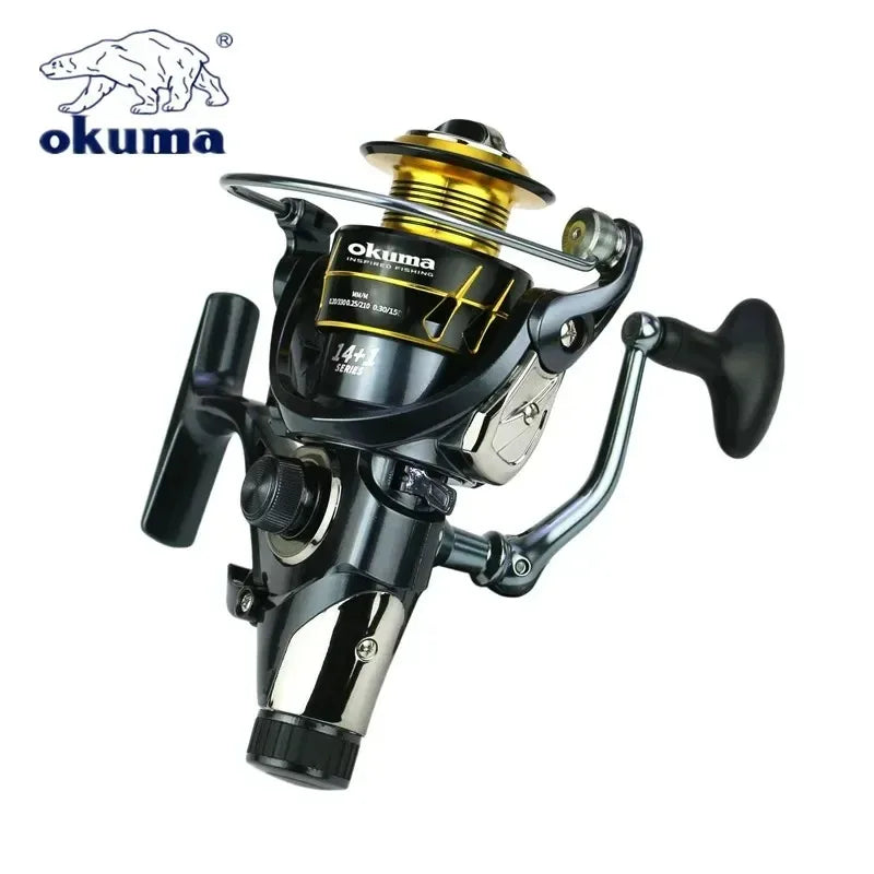 Okuma – moulinet de pêche rotatif avec tasse en métal, charge maximale de 22KG, adapté au modèle 3000 à 8000
