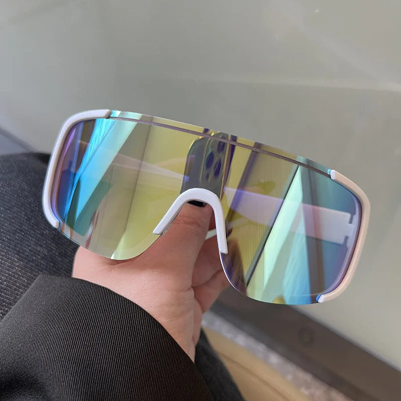 Lunettes Cyclisme Style Y2K Réfléchissantes — Coupe-Vent Route Équitation