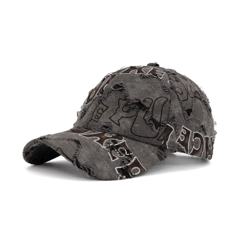 FS Fashion Brown Letter Baseball Cap for Men, Women's Luxury Hat, Casual Trucker Cap, Hip-Hop Streetwear Caps, Women's Cap