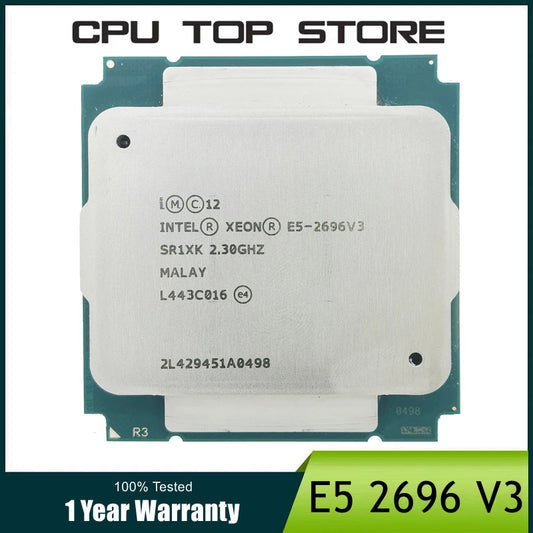 Processeur Intel Xeon E5 2696 V3 2,3 GHz 18 cœurs 135 W 2696 V3 CPU LGA 2011-3