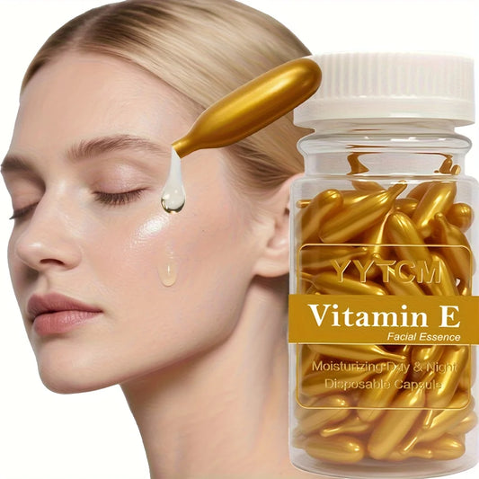 Capsules Sérum Vitamine E — Essence Hydratante Usage Unique 90 Capsules