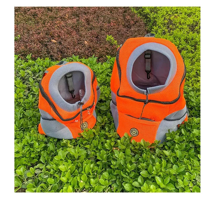 Nouveau chien animal de compagnie sac à dos transporteur sac de voyage avant Pack respirant réglable avec bandes réfléchissantes de sécurité pour la randonnée en plein air chats