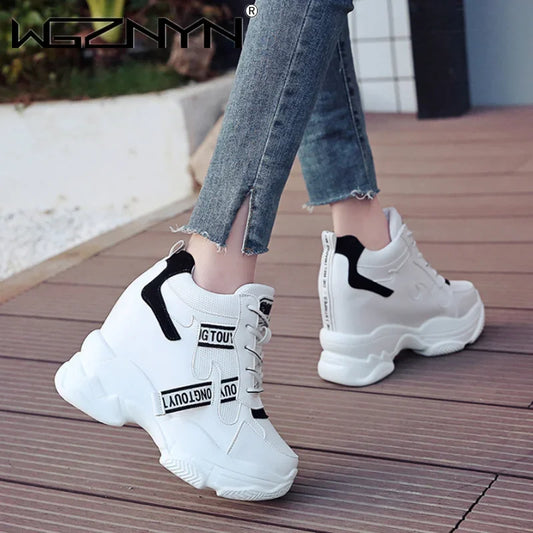 Baskets Montantes à Plateforme Femme — Bottes Sport & Panier