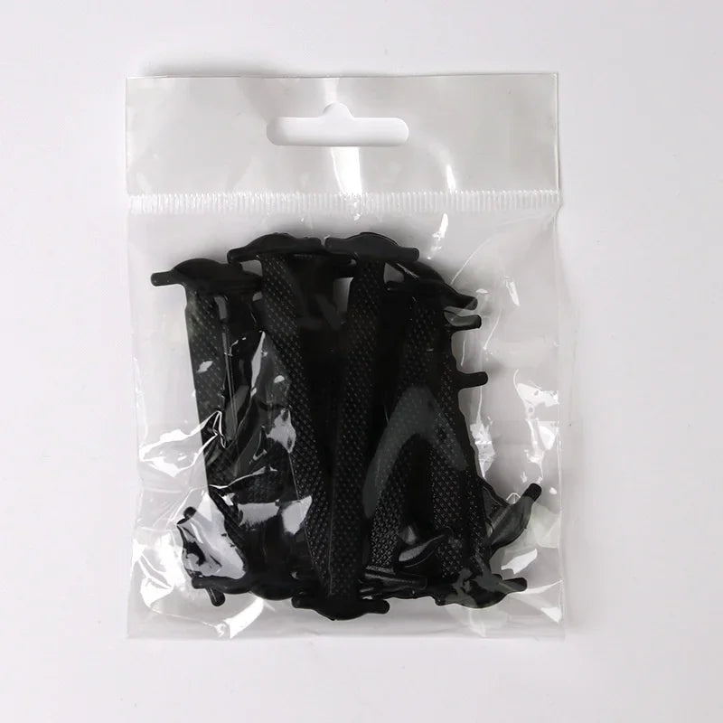 16 piezas perezoso cordón de silicona cordón elástico rápido mujeres hombres sin lazo niños adultos zapatillas cordones hebilla zapatos accesorios