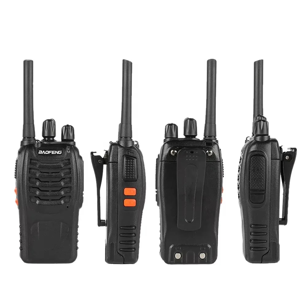 Fabricant 4 pièces Baofeng BF 88E 5W talkie-walkie longue portée 10KM communication ultra-longue veille voyage sur route conduite autonome