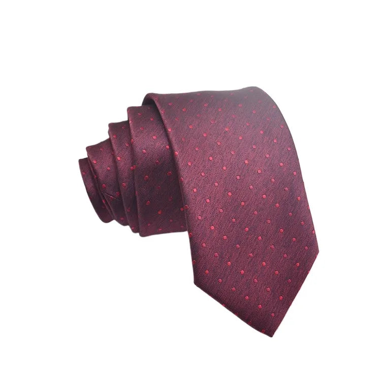 35 Styles hommes cravates en soie Jacquard point Floral 8 cm cravate accessoires usage quotidien chemise costume cravate cadeaux de fête de mariage cravate