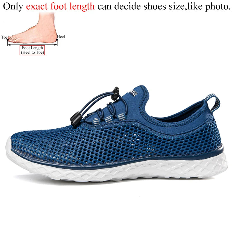 Baskets Légères Respirantes Homme — Chaussures d’Eau Pataugeoire Été