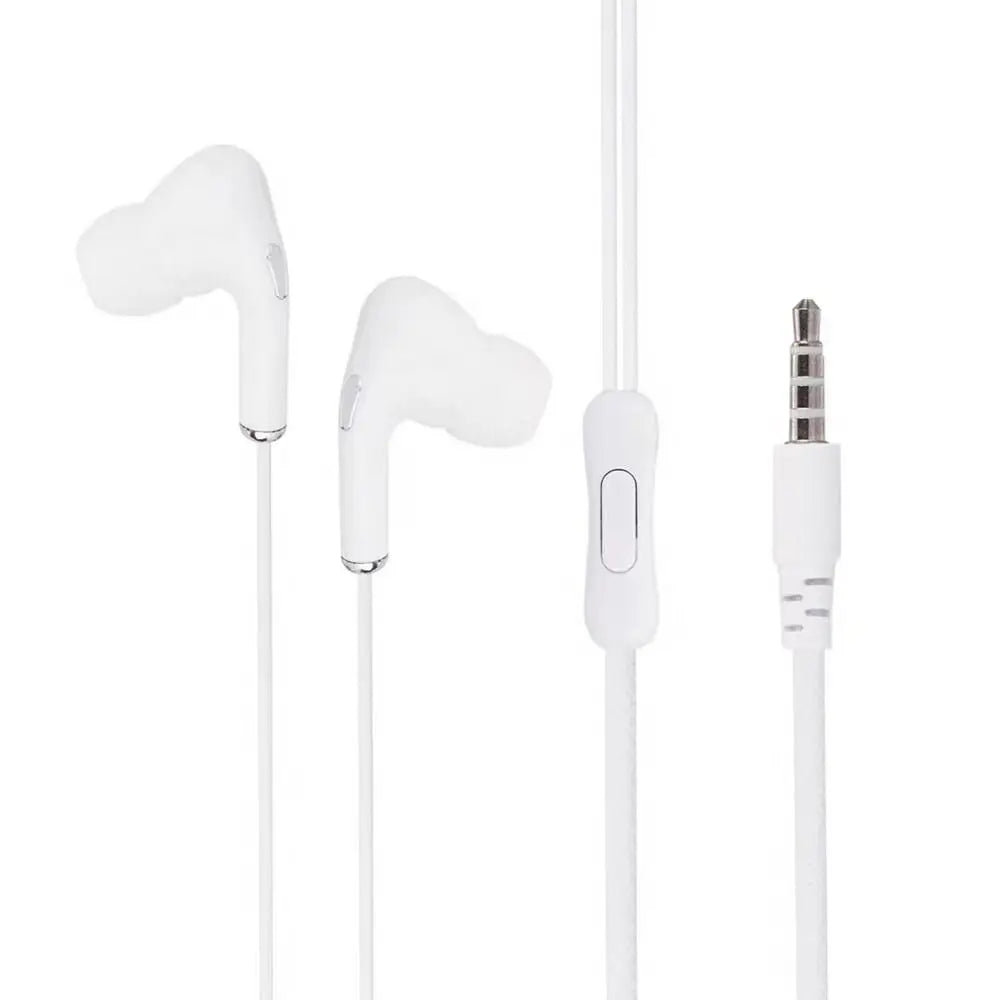 High-definition wired earphones with microphone, in-ear control, portable sports headset, wired earphones for mobile in the morning, 3.5mm