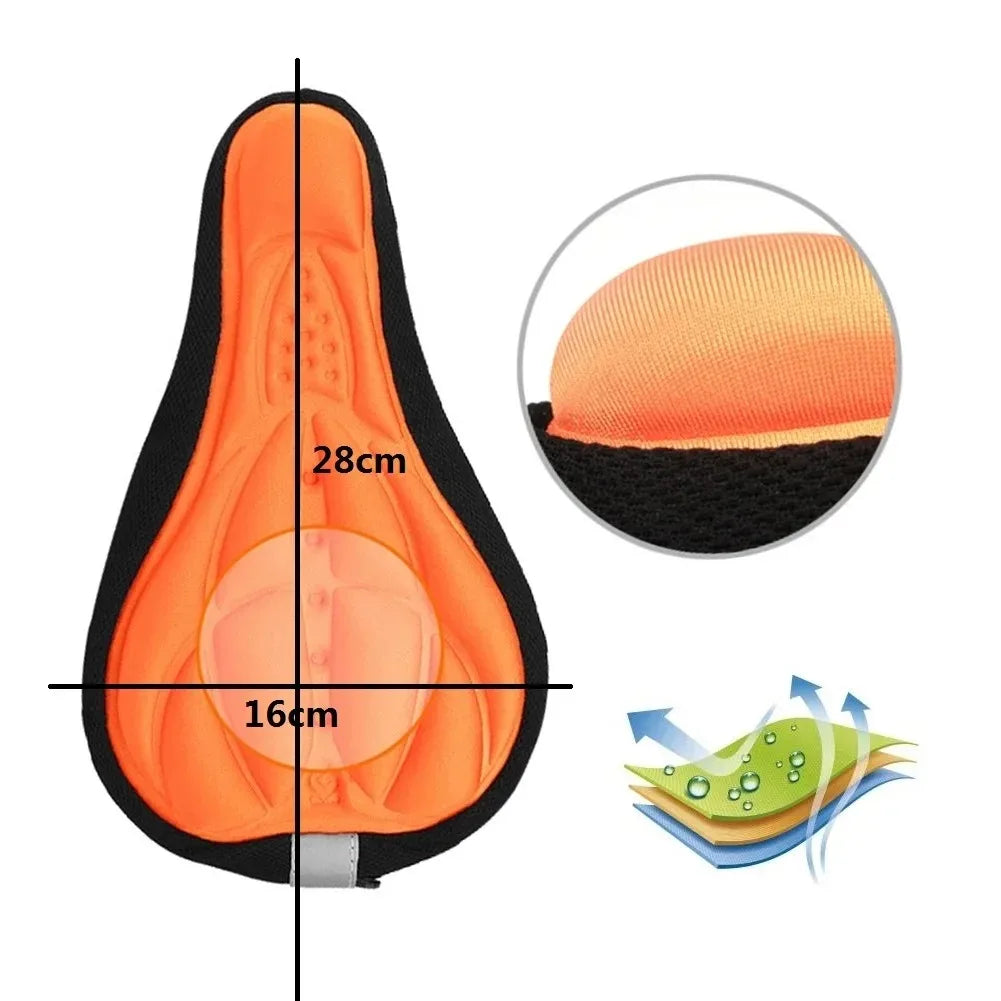 Selle de Vélo 3D Souple & Épaisse — Confort Optimal Cyclisme