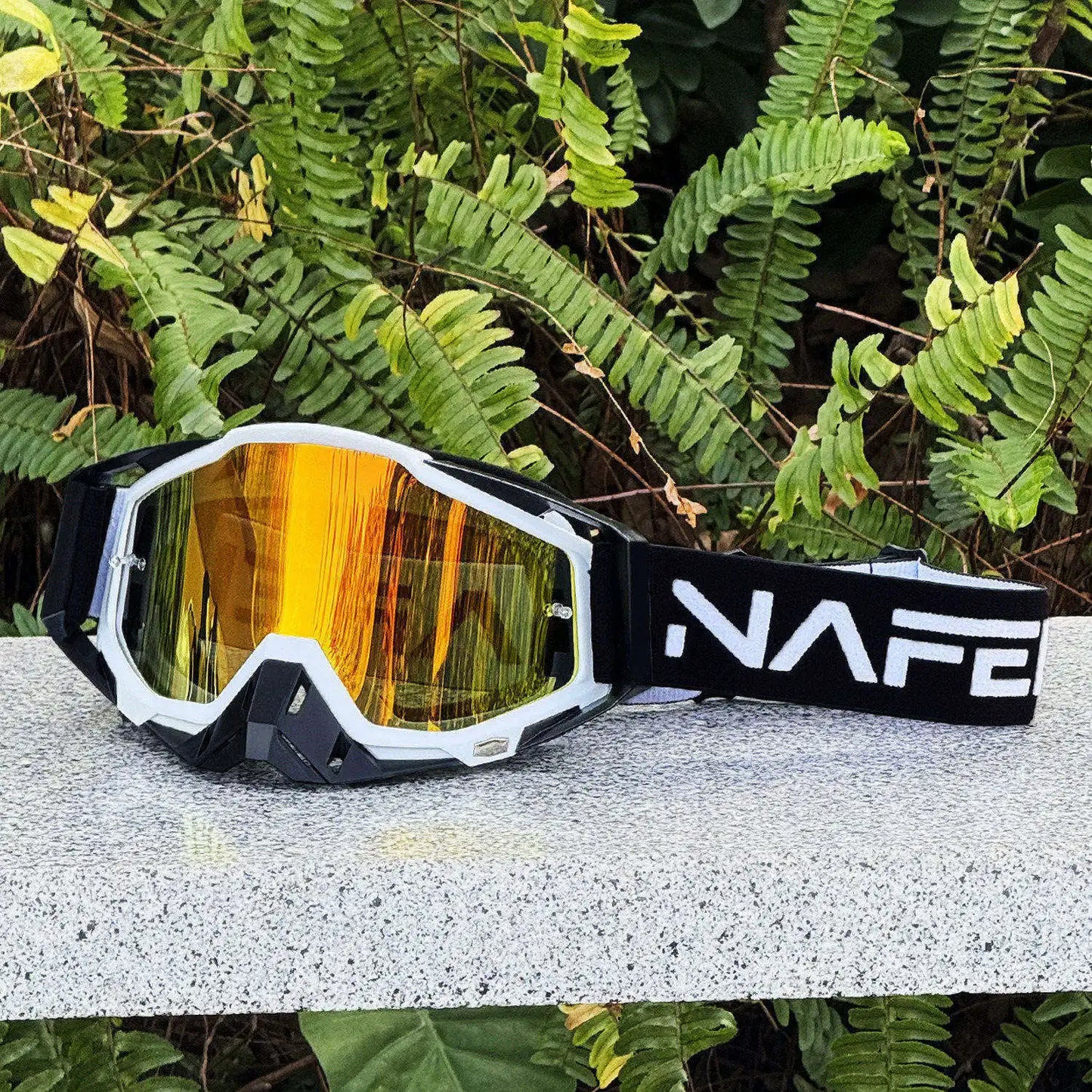 Lunettes de protection NAFEIB coupe-vent tout-terrain anti-poussière enveloppantes pour motocross, VTT, moto tout-terrain, exploration en extérieur, protection pour longs trajets