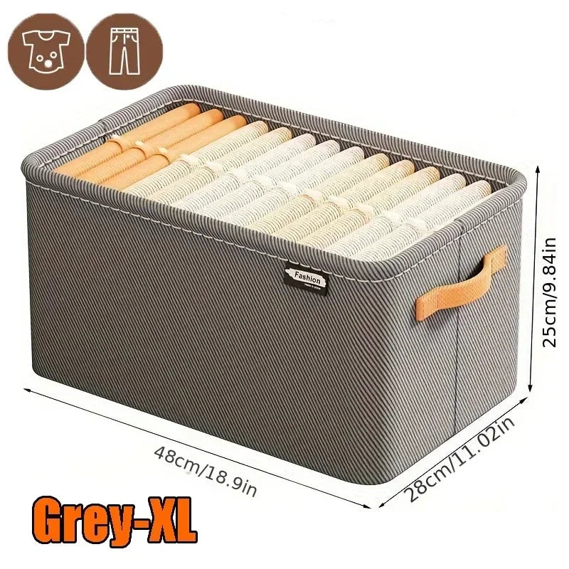 Boite de Rangement Garde-Robe Pliable — Organisateur Vêtements & Linge