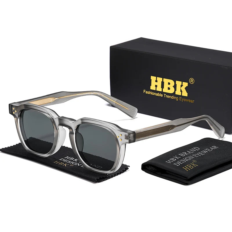 Lunettes de soleil carrées rétro punk — hommes et femmes, plage, conduite, UV400