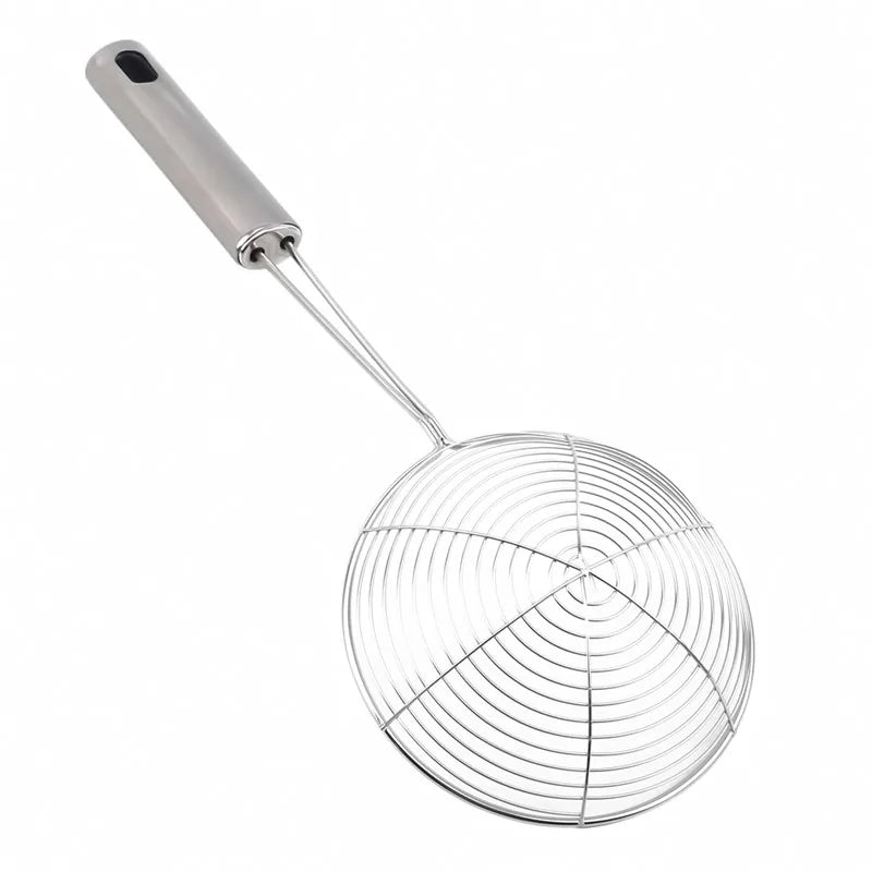 Naren Stainless Steel Skimmer, Mesh Filter, Oil Pot, Kitchen Utensils, Fryer Strainer, Kitchen Strainer, Cooking Tool