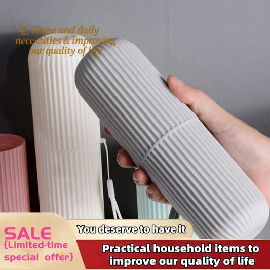 1/4-Piece Travel and Camping Storage Box, Toiletry Organizer, New Design, Toothbrush Protective Case