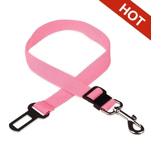 Ceinture de sécurité réglable pour animaux de compagnie, chat, chien, siège pour animaux de compagnie, véhicule, harnais pour chien, Clip en plomb, levier de sécurité, Traction, colliers pour chiens, Accessoires pour c