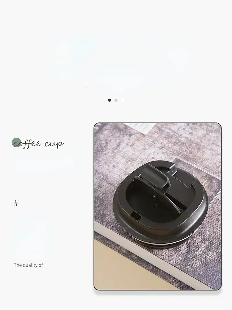 Tasse à café de voyage en acier inoxydable, tasse thermique anti-fuite, bouteille Thermos, thé, café, flacon sous vide, tasses isolées, 380/510ML