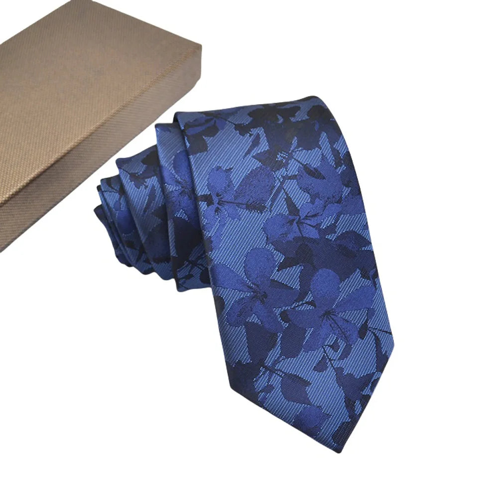 High Quality Men's Jacquard Floral Dot 8cm Tie Accessories Daily Wear Shirt Suit Tie Wedding Party Gifts Tie