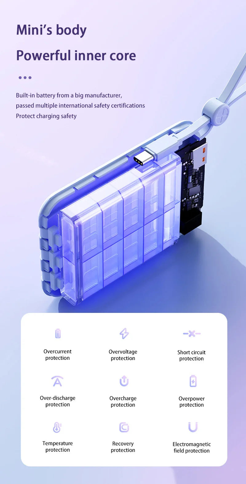 500000mAh 120W batterie externe grande capacité 4 in1 câbles Intelligent affichage numérique lumière Portable Powerbank pour iPhone Huawei nouveau