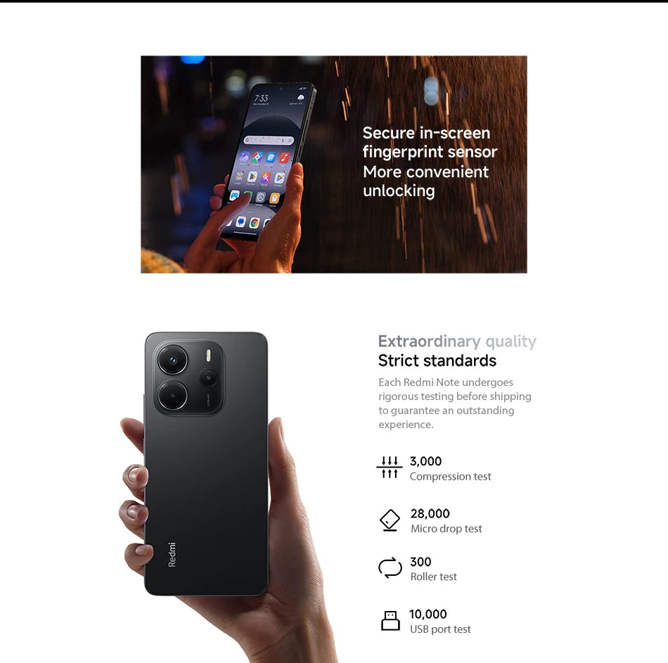 Version Globale Redmi Note 14 4G Smartphone MediaTek Helio G99-Ultra NFC Appareil Photo 108MP Écran AMOLED 6,67'' Batterie 5500mAh