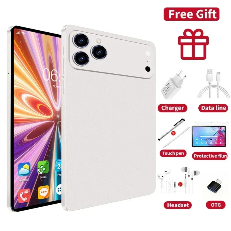 Nueva tableta original edición global 2026 Android 16 Pad 17 Pro Max 24 GB + 2 TB, tableta 5G con doble tarjeta SIM WIFI HD 4K, mini tablet PC