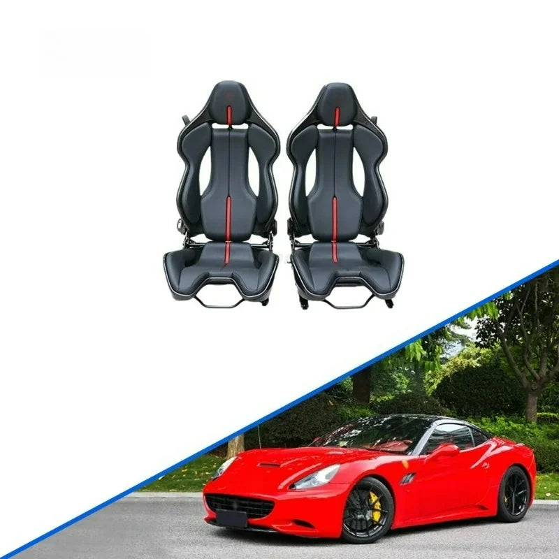Siège de course réglable en cuir personnalisable — supercar, sport