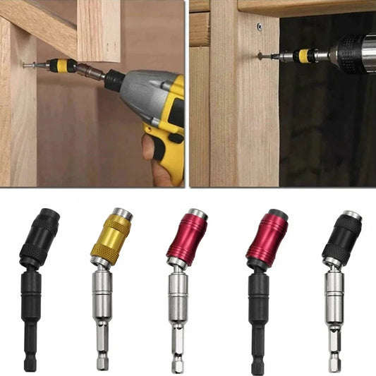 Embouts de tournevis à anneau magnétique hexagonal, outils à main, rallonge de foret, nouveau support à changement rapide, guide d'entraînement, pointe de perceuse à vis, 1/4"