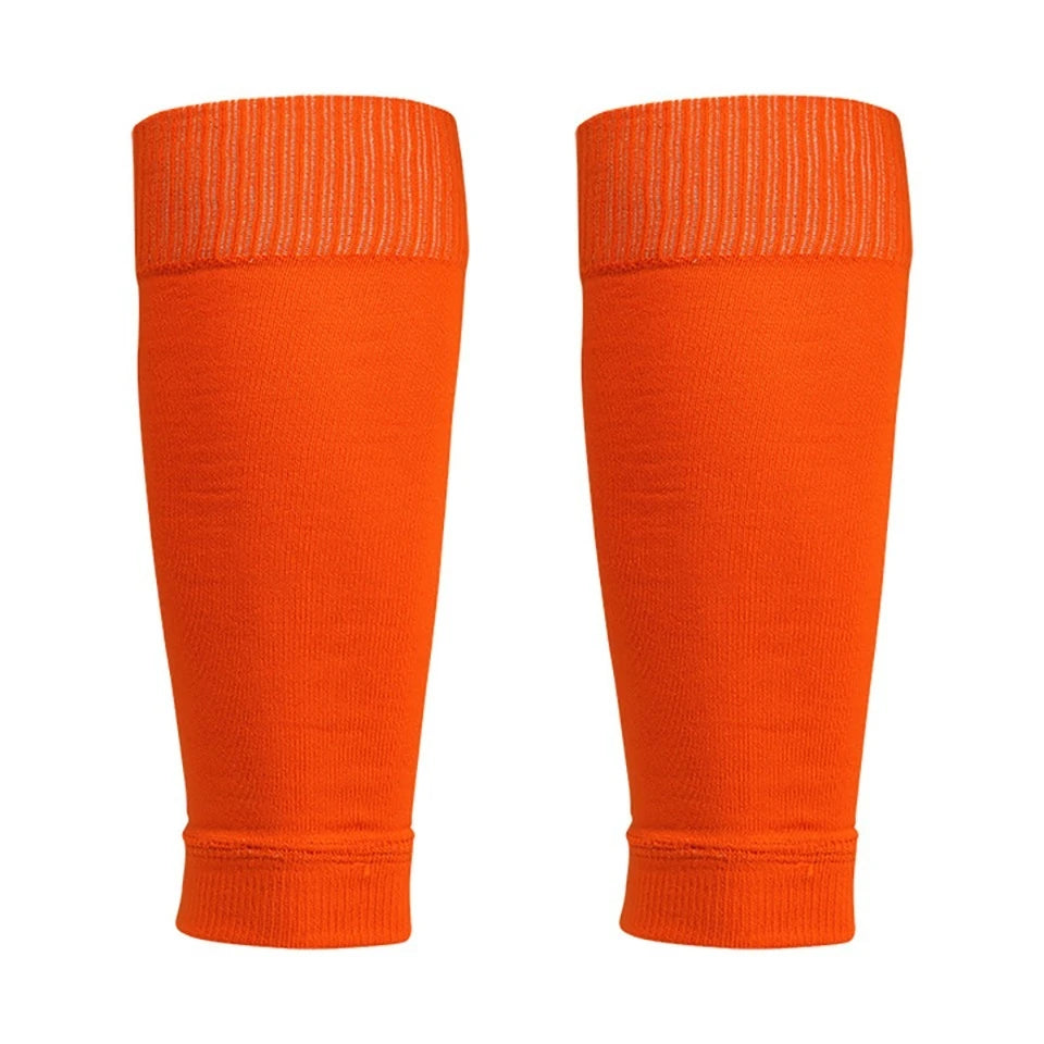 Chaussettes de football avec attelle de jambe — sport respirant, protège-tibia, enfants et adultes