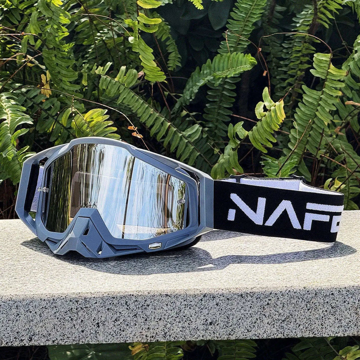 Lunettes de protection NAFEIB coupe-vent tout-terrain anti-poussière enveloppantes pour motocross, VTT, moto tout-terrain, exploration en extérieur, protection pour longs trajets
