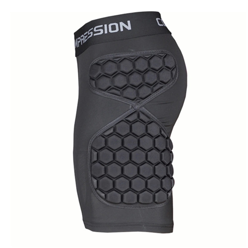 Short Gardien de But Rembourré EVA — Protection Hanche Football & Rugby
