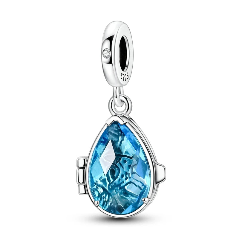 Breloques en argent Sterling 925, pendentifs en perles, arbre de vie, tortue, amour, pierres précieuses, tournesol, pour femmes, Bracelet, bijoux cadeau, nouvelle collection