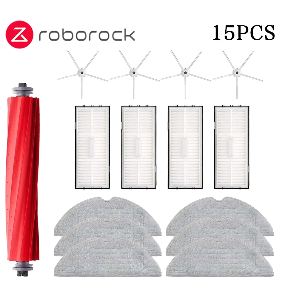 Accessoires pour aspirateur robot — brosse principale, filtre HEPA, vadrouilles, sac à poussière
