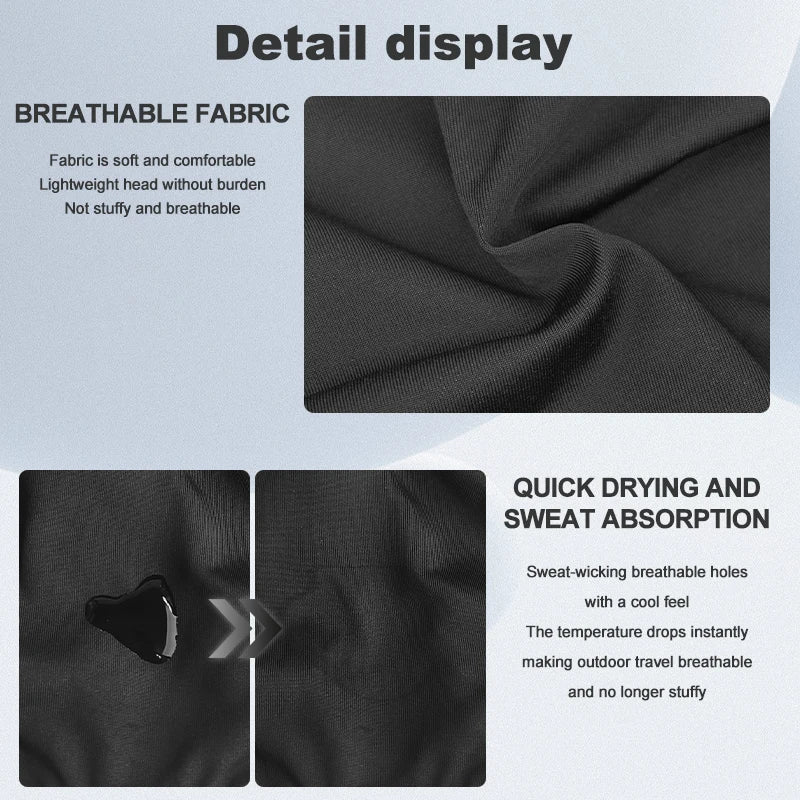 Masque d'équitation moto — protection vent et chaleur, masque complet respirant, cagoule, écharpe
