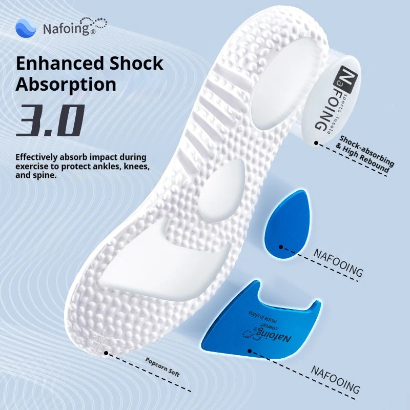 Plantillas elevadoras de altura, plantillas deportivas amortiguadoras para hombres y mujeres, almohadillas cómodas y transpirables para zapatos, 2 unidades/4 unidades