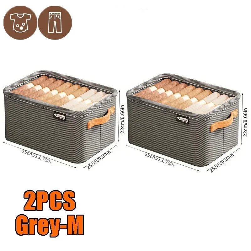 Boite de Rangement Garde-Robe Pliable — Organisateur Vêtements & Linge