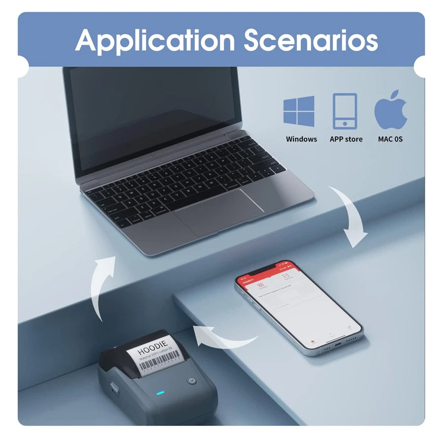 Niimbot B1 Mini impresora térmica portátil autoadhesiva etiquetadora de bolsillo impresora de etiquetas Bluetooth Niimbot B1