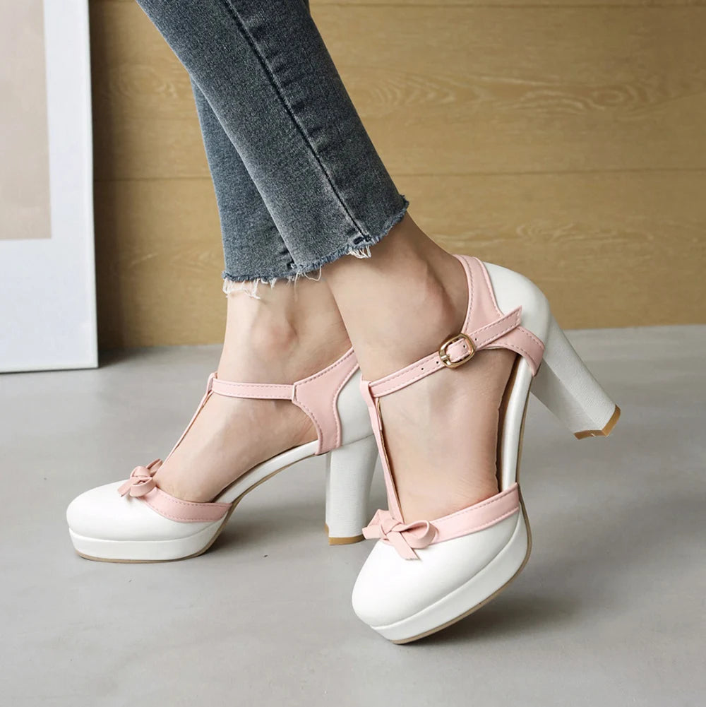 Escarpins à Talons Hauts Bout Rond Femme — Élégance & Confort