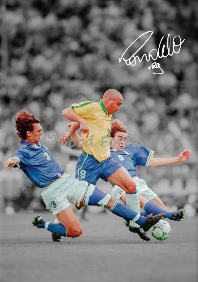 Affiche Toile Étoiles du Football — Décoration Murale Salon & Chambre