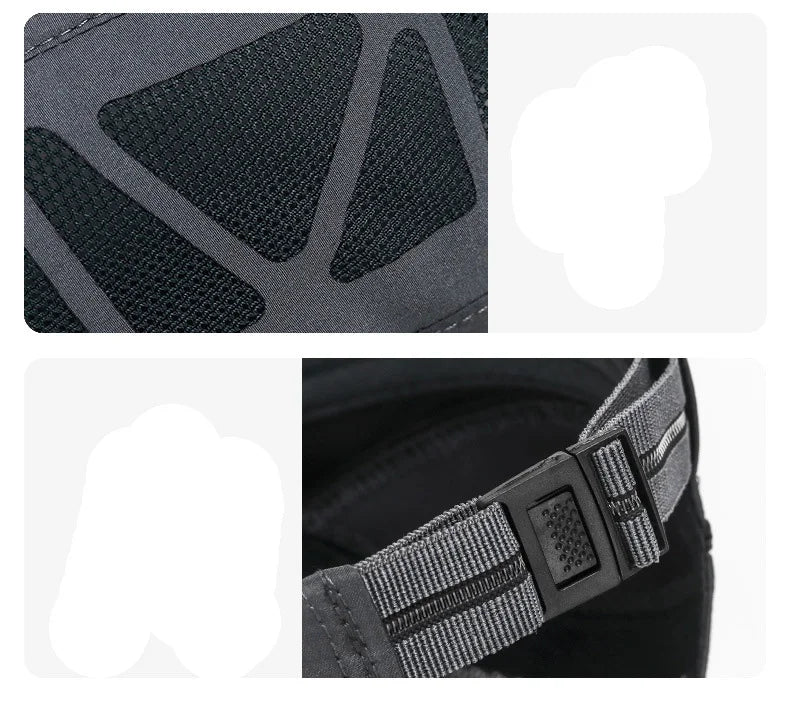 Gorra de deporte con alfabeto para hombres, nueva gorra de verano de malla transpirable, sombra de secado rápido, gorra de protección solar para exteriores