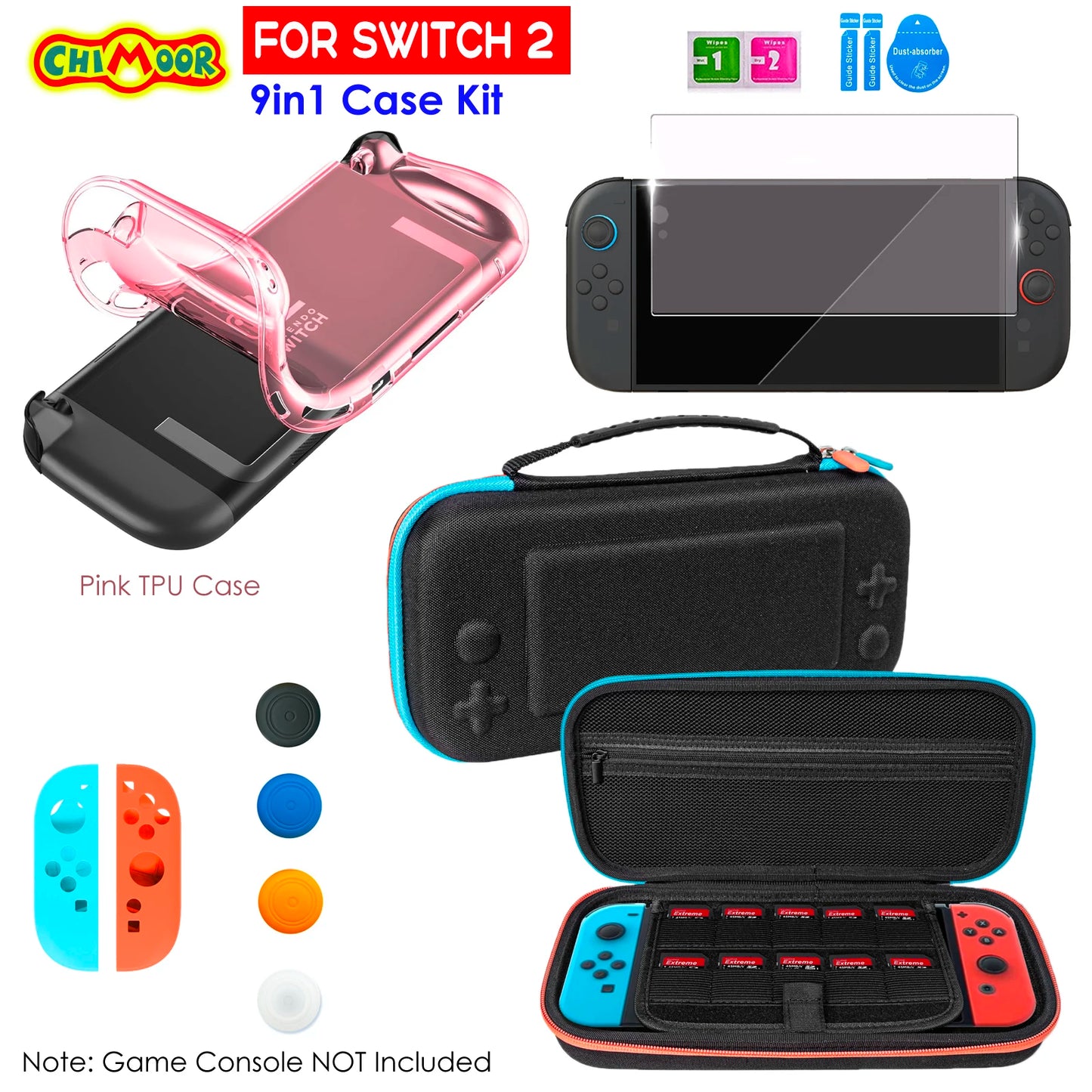Étui de protection pour console portable 2025 — housse TPU, anti-rayures, absorption des chocs, poignée ergonomique