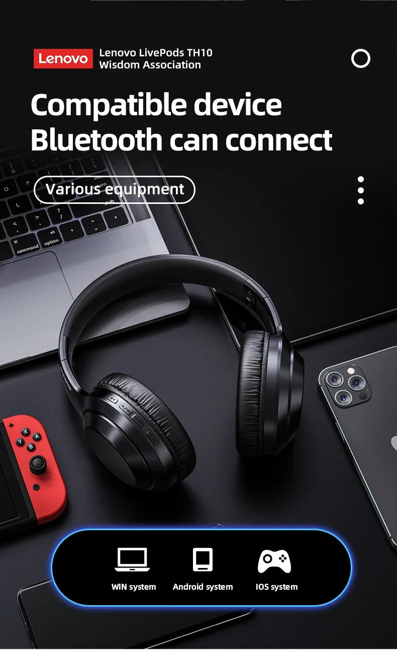 Casque stéréo Bluetooth TWS — écouteurs sans fil avec micro, compatible smartphones