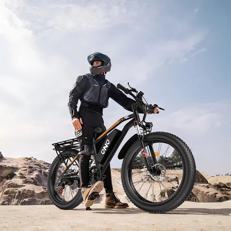 Vélo Électrique 1500W 48V 15AH — 26 Pouces Gros Pneu Neige E-Bike Batterie Lithium