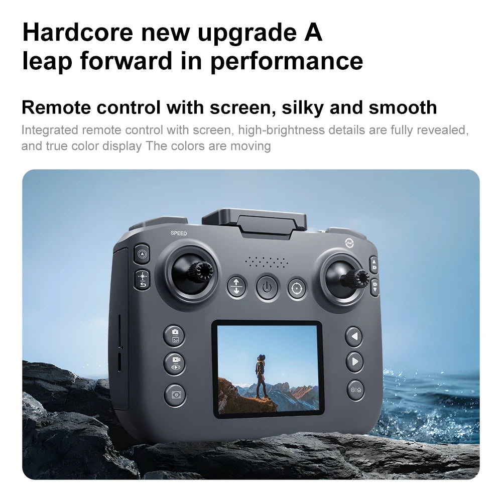 Mini drone 4K — double caméra 8K, évitement intelligent d'obstacles, quadricoptère brushless, jouet RC enfants
