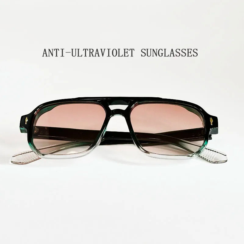Lunettes de soleil vintage pour hommes, à la mode, dropshipping, 2025