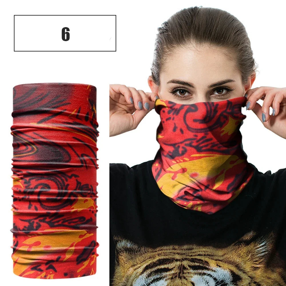 Écharpe de sport anti-poussière pour hommes et femmes, col pare-soleil, bandana pour la tête, le visage, le cou, la pêche en plein air