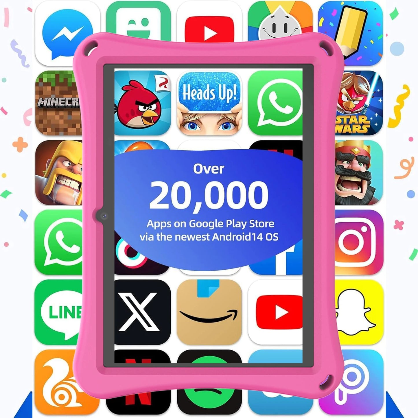 Octa Core 10GB 128GB pour apprendre 10 pouces Android avec emplacement pour carte 4G Tablette éducative tablette pour enfants