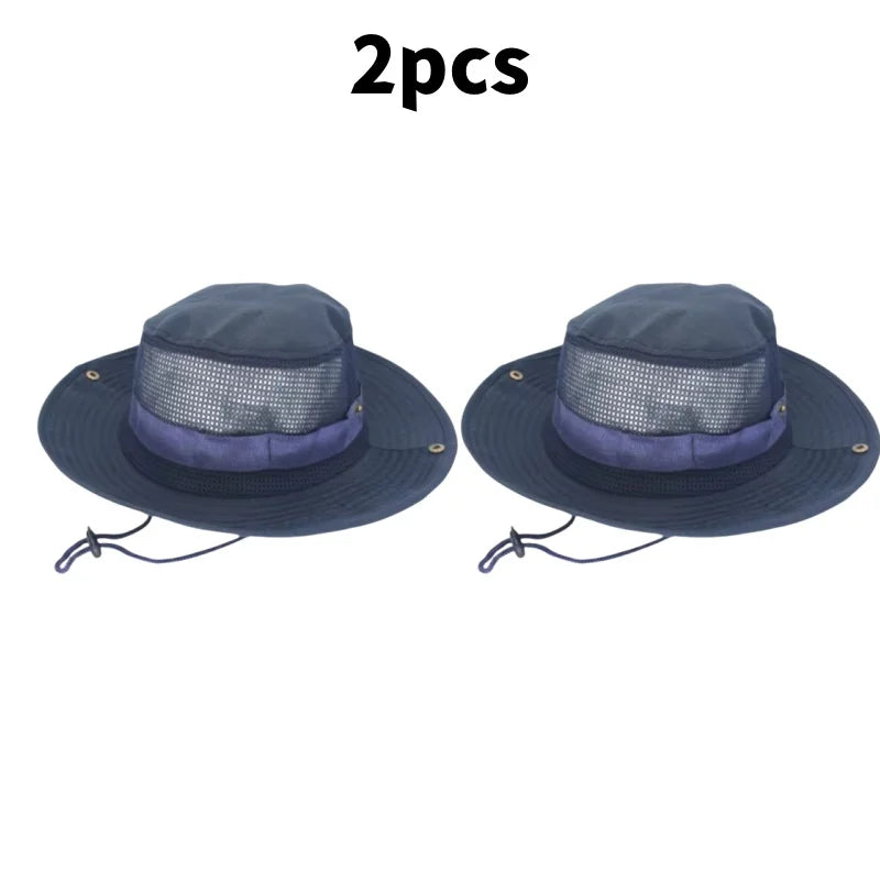 Sombrero para el sol para hombres y mujeres, gorra de camuflaje, para deportes al aire libre, tipo cubo, pesca, senderismo, caza, 60CM