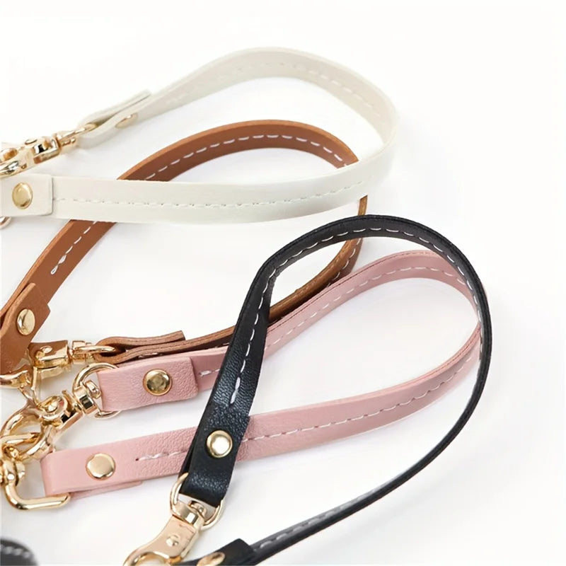 Sangle Porte-Gant Cuir Vintage — Fermoir Sac à Main Chapeau Camping Femme